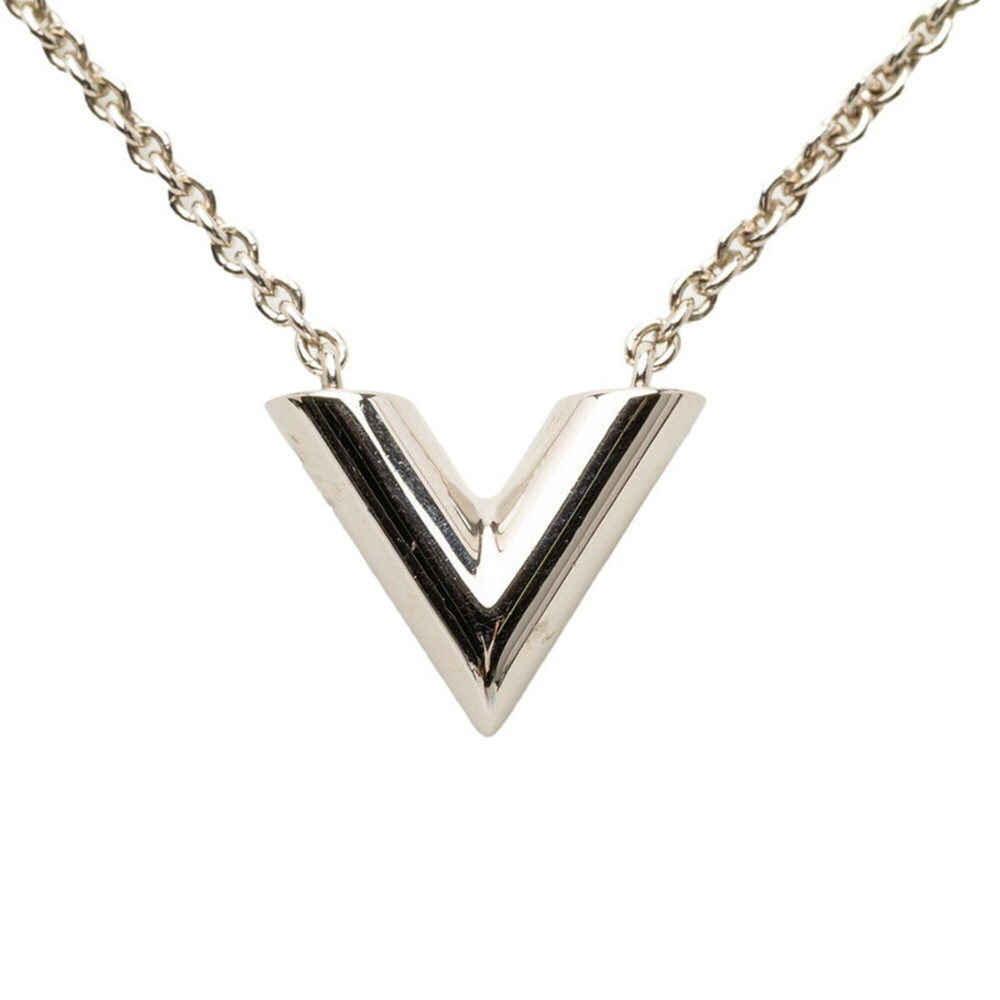 LOUIS VUITTON Silver Necklace - Picture 1 of 6
